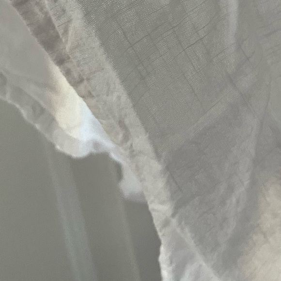 AIRY NATURAL BOHEMIAN WHITE COTTON KIMONO!! VACAY!! - Picture 7 of 9